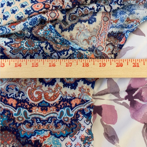 Chico's Vibrant Patchwork Blouse - Picture 4 of 8